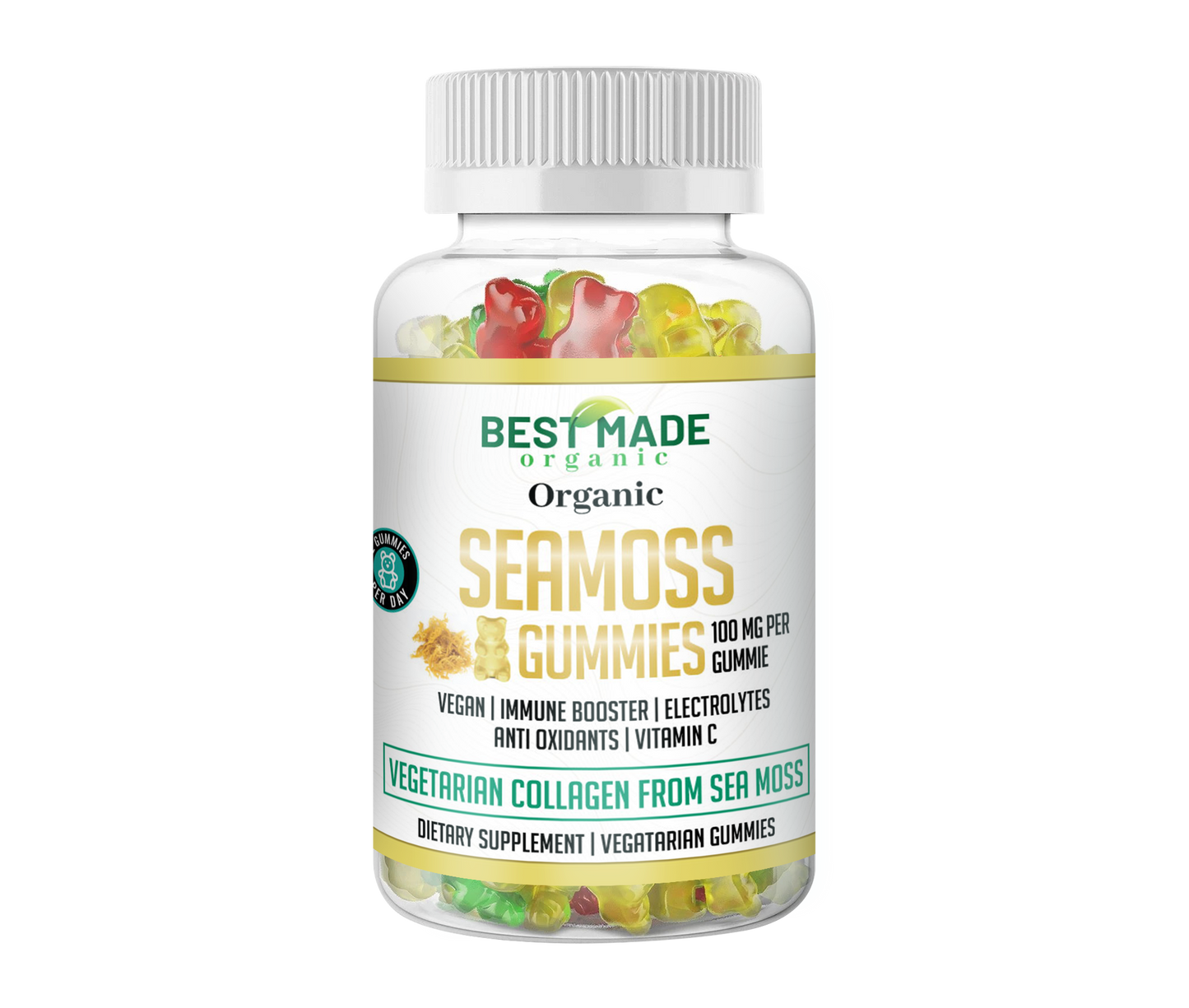 Sea moss fruit gummies