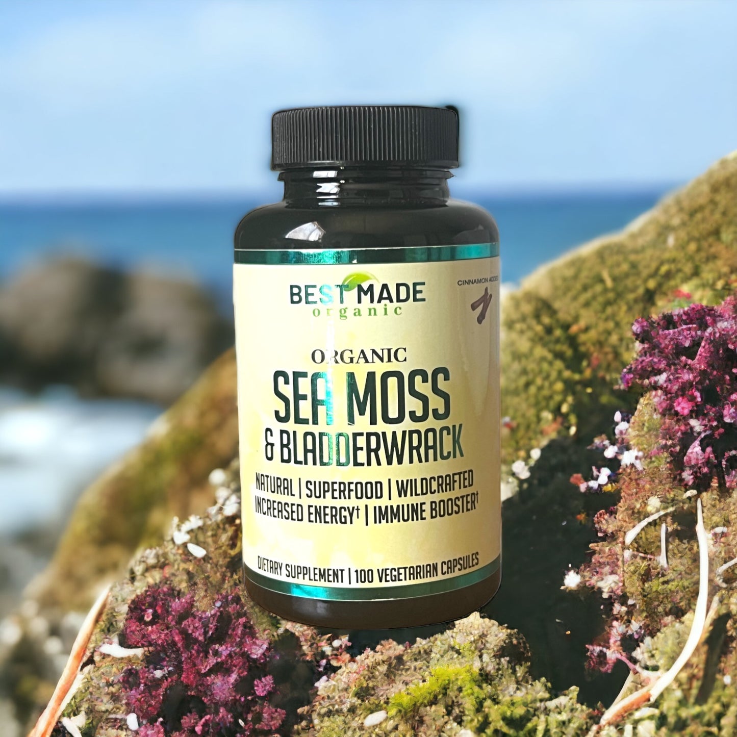 Dr Sebi Organic Sea Moss and Bladderwrack Capsules