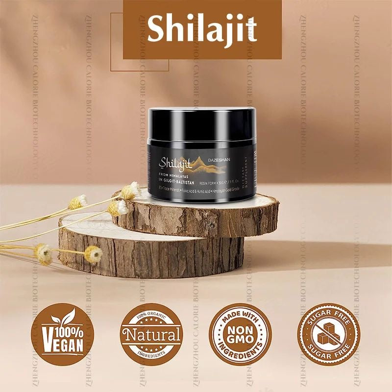 Pure Organic Shilajit Resin - Natural Mineral Supplement for Energy & Wellness