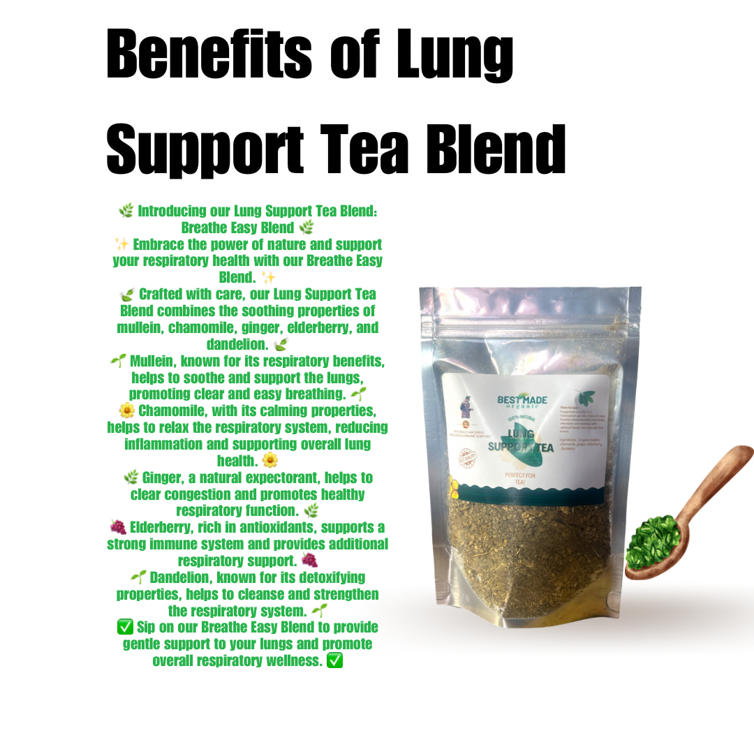 Lung Support Tea Blend 2oz, Lung Tonic Tea